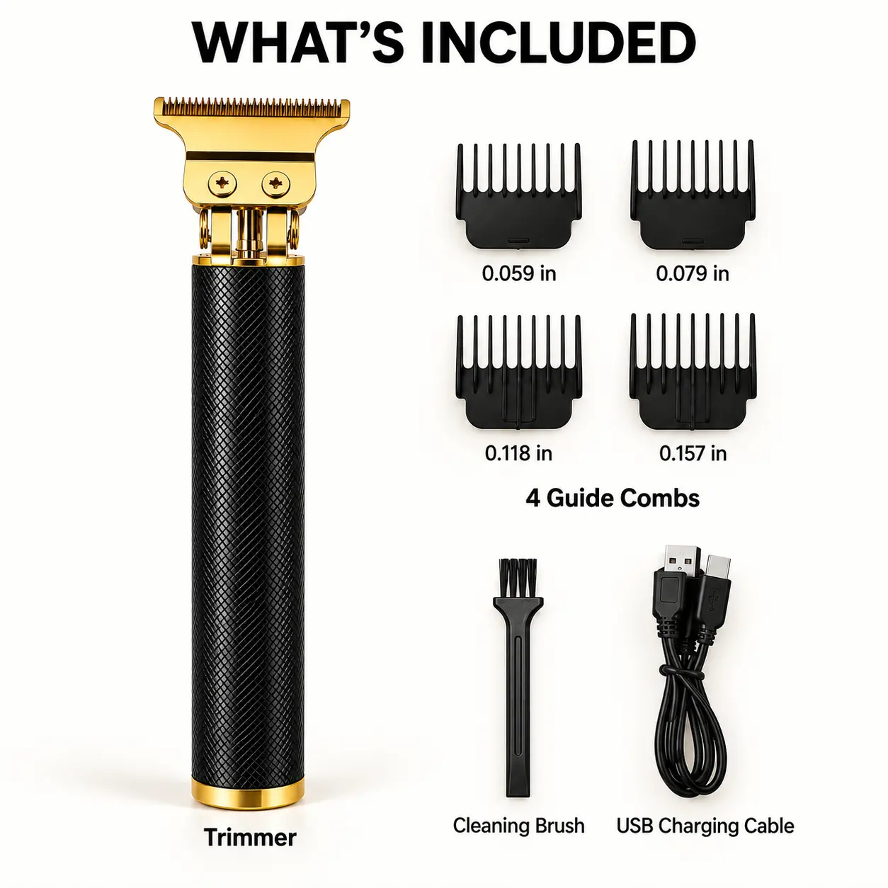 Men’s Hair Clipper - Professional T-Blade Trimmer, Barber Equipment for Haircuts & Detail Styling,techvibes