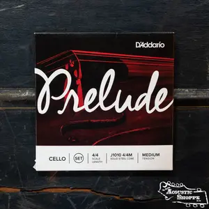 D'Addario J1010 Prelude Cello String Set 4/4 Scale Medium