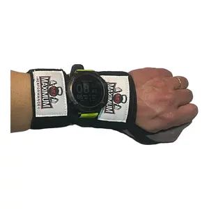 THE Smart Watch Split Wrist Wraps for Men & Women - Weightlifting Wrist Wraps for Crossfit, Strength Training, Weightlifting, Bodybuilding & Functional Fitness - Polyester, Elastic with Thumb Loop