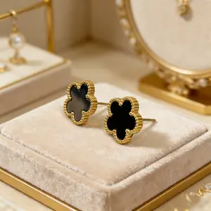 Women's ElegantFlower Design Stud Earrings,Trendy Minimalist All-match StudEarrings, Chic Gorgeous JewelryAs Gift for Girifriend