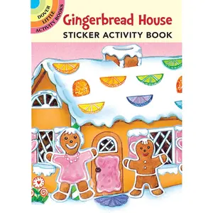 Gingerbread House Sticker Activity Book (Dover Little Activity Books: Christmas) Paperback – July 3, 1997