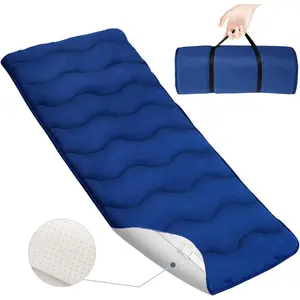 Breathable Quilted Foam 30"x75" Camping Cot Mattress Topper with Anti-Slip Bottom, Comfortable Cot Pads for Camping RV Bunk Narrow Twin Beds, Mattress Pad Only
