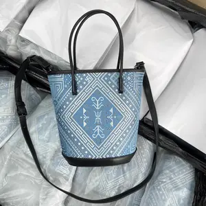 Close Your Eyes and Buy~ The Real Thing is Stunning! Guangxi Intangible Cultural Heritage Zhuang Brocade Ethnic Style Bag Large Capacity Women's Bag Crossbody Bag