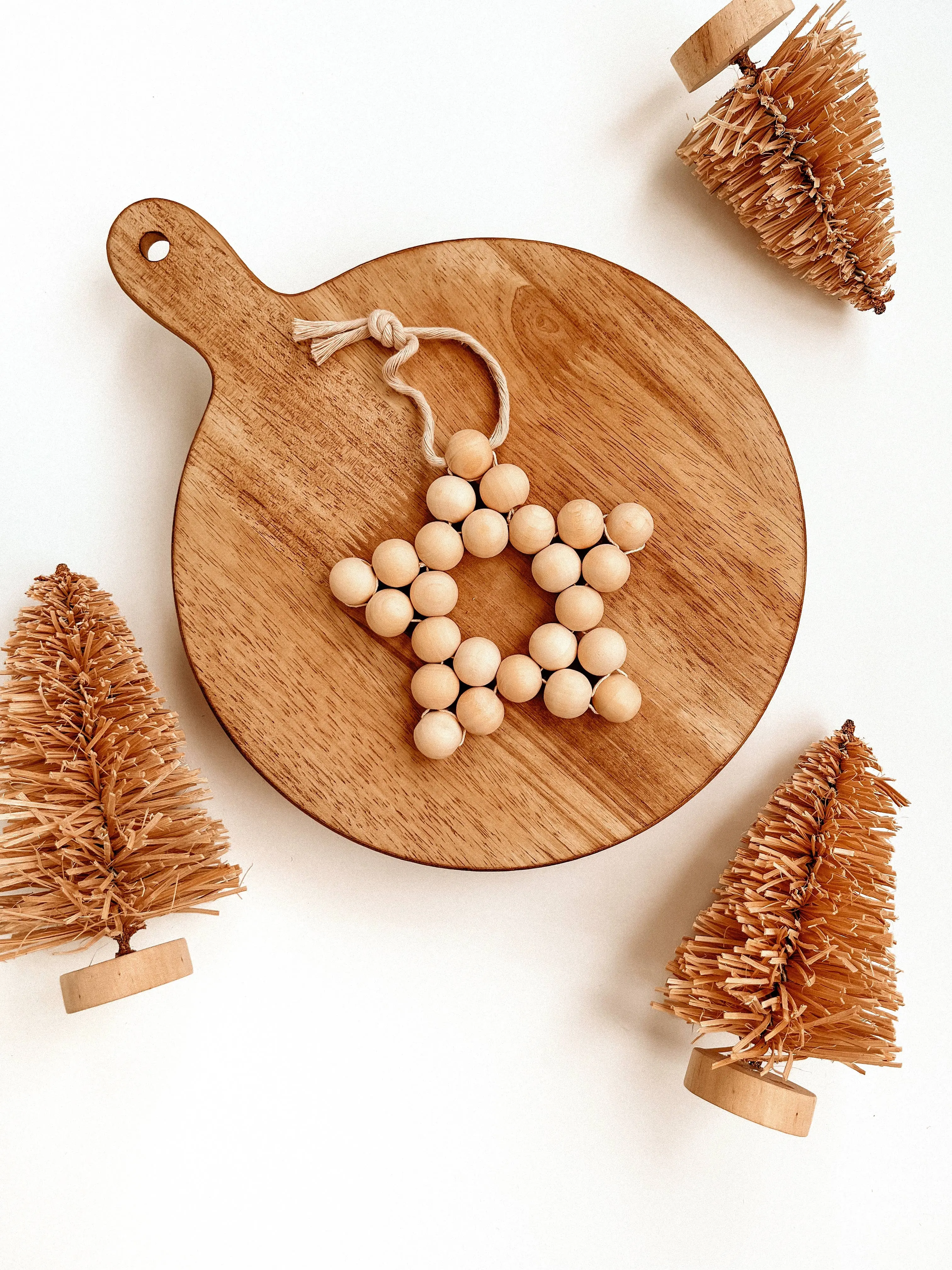 Wooden Star Ornament