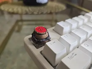 Handmade Artisan Alexander Video Game Fanart Keycap | Cherry MX | Cherry MX Compatible | Collector Keyboard Keycap