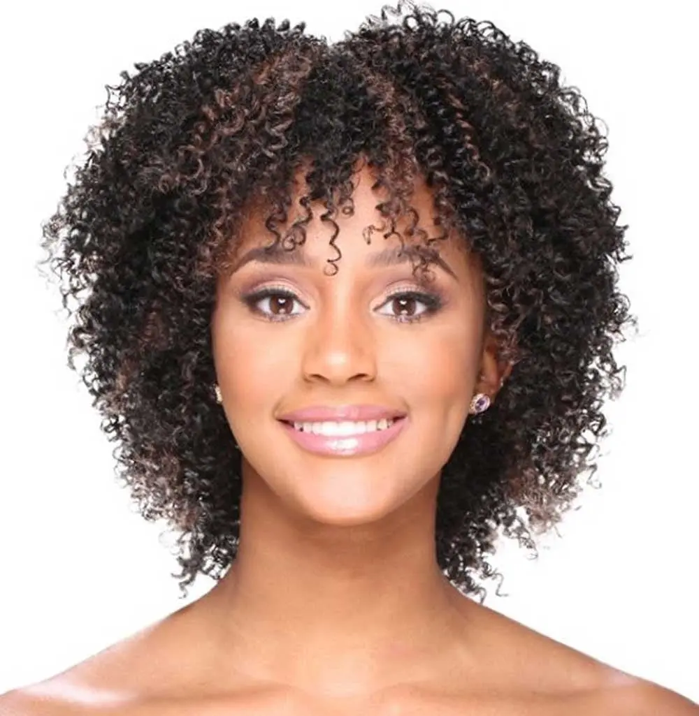 Sensual Collection Vella Vella Collection Synthetic Kinky Curly Bob Wig Jessie