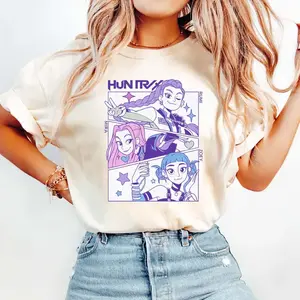 Kpopp Demonn Hunters TShirt, Jinu Mangaa TShirt, Korean Pop Lover Gift, Kpop Huntrixxx Shirt, Saja Girls Fan Shirt, Kpopp Shirt