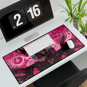 LoL Jinx Arcane Anime Manga Panel Desk Mats-Desktop Gaming Pad-Home Office Gifts-PC Gaming Mouse Pad
