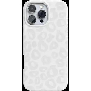 White Snow Leopard Case iPhone 17 16 15 14 13 12 11 cases