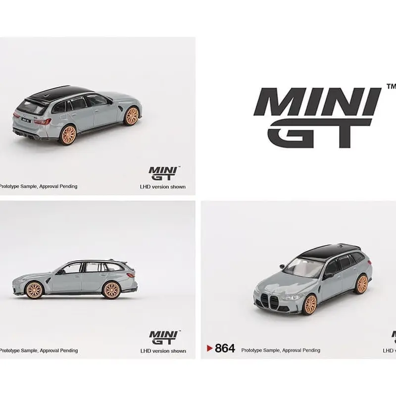 Mini GT 1:64 BMW M3 Competition Touring Brooklyn – Grey