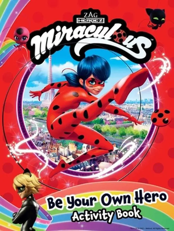 Used Miraculous: Be Your Own Hero Activity Book - 100% Official Ladybug & Cat Noir Paris-Themed Kids' School Supply, Fun Puzzles & Challenges Gift by Buzzpop (Paperback, English)