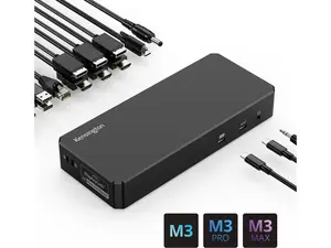 Kensington SD4790-MAC EQ USB-C DisplayLink Triple 4K Docking Station K33621NA