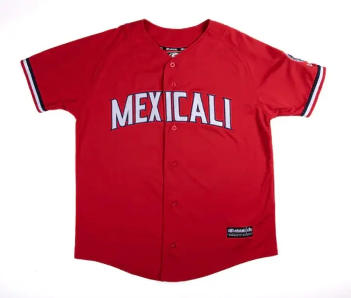 Aguilas de Mexicali Red Jersey - Unisex Fitted Short Sleeve Jersey for Baseball & Softball, Breathable Material, Navy Blue Design