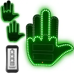 Finger Gesture Light, Funny Led Hand Sign with Remote, Glowgesture for Car Truck - Ideal Gifted Car Accessories, Truck Accessories
