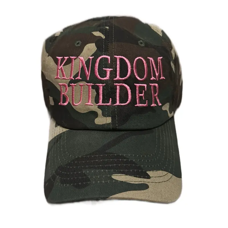 Kingdom builder baseball cap unisex hand embroidered
