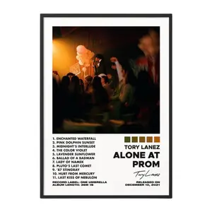 Tory Lanez - Alone At Prom Album Poster No Frame / Album Cover Poster / Music Gift / Music Wall Decor / Fan Gift / Decor Home