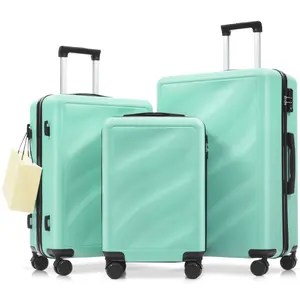 Hardshell Luggage Set - 3 Piece Set - 20" Carry-On, 24" & 28" Checked Luggage Set with 360° Spinner Wheels - Suitcases for Extended Travel