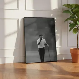 Tiger Woods Golf Legend Poster - Motivational Sports Icon Photo, Museum Grade Photo Paper, Multi-Size Home Decor Wall Art