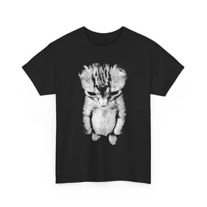 sad kitten tshirt, cat shirts