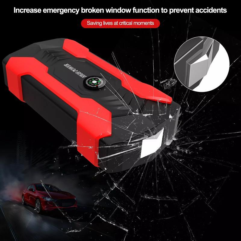 AI CAR- Car Jump Starter 99800mAh Booster Jumper Box Power Bank Battery Charger Portable dealsforyoudays