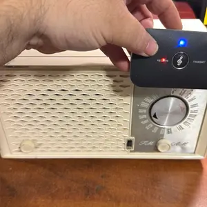 1962 AM FM Tube Radio with Auxiliary Input and Bluetooth Device Classic Design for Vintage Audio Enthusiasts