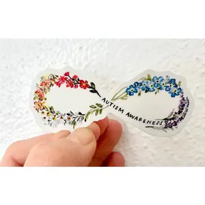 Autism Awareness Sticker/Decal (3.5inx3.5in) Outdoor Safe, Weather Resistant, Vinyl Sticker