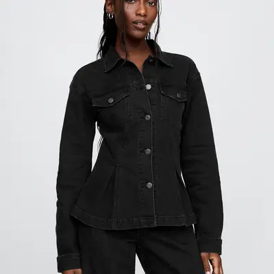 Gap Peplum Jean Jacket TikTok Shop