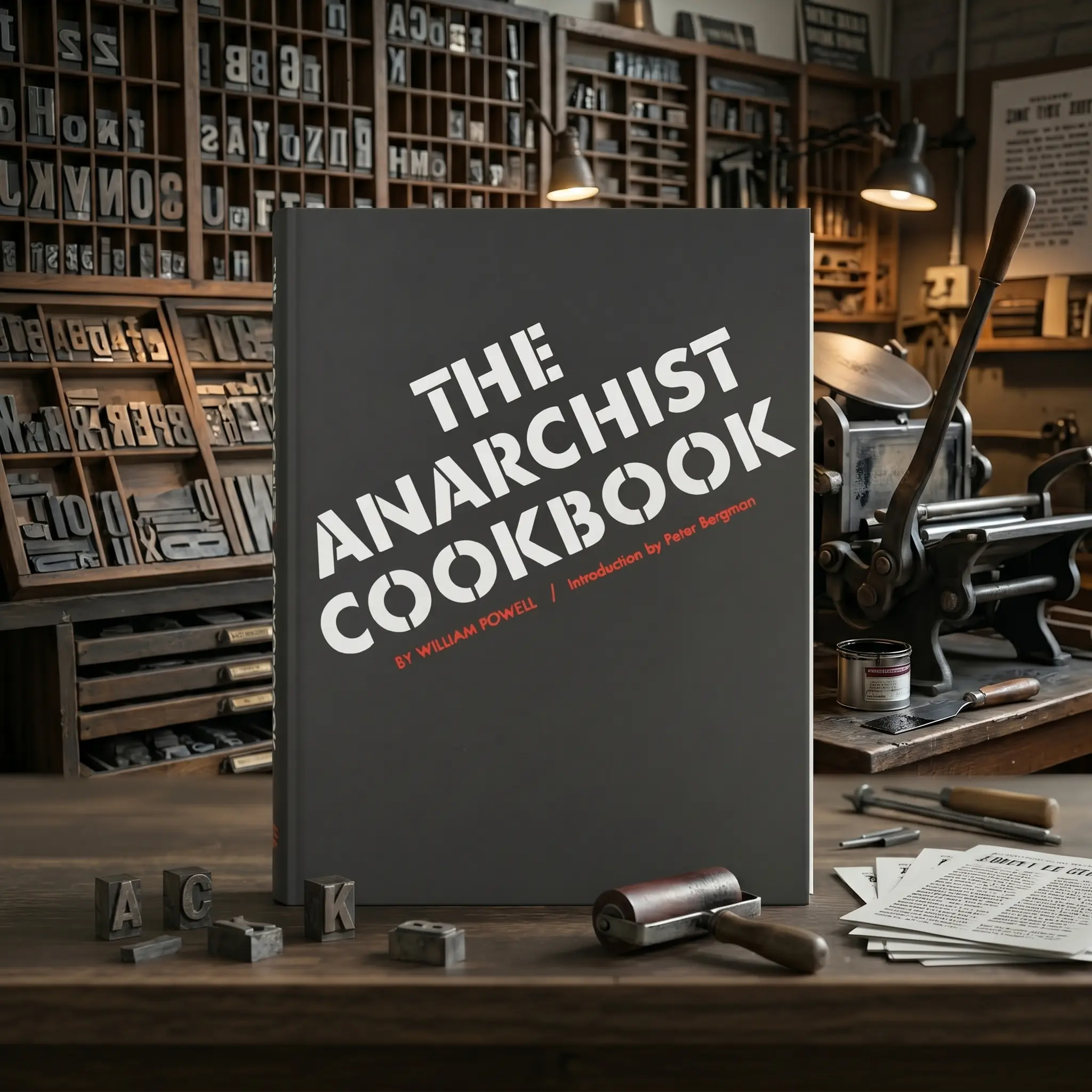 The Anarchist Cookbook Book — Historical Counterculture Archive Edition, Vintage Underground Literature Publication, Alternative Press History Collection & Media Controversy Reference Text