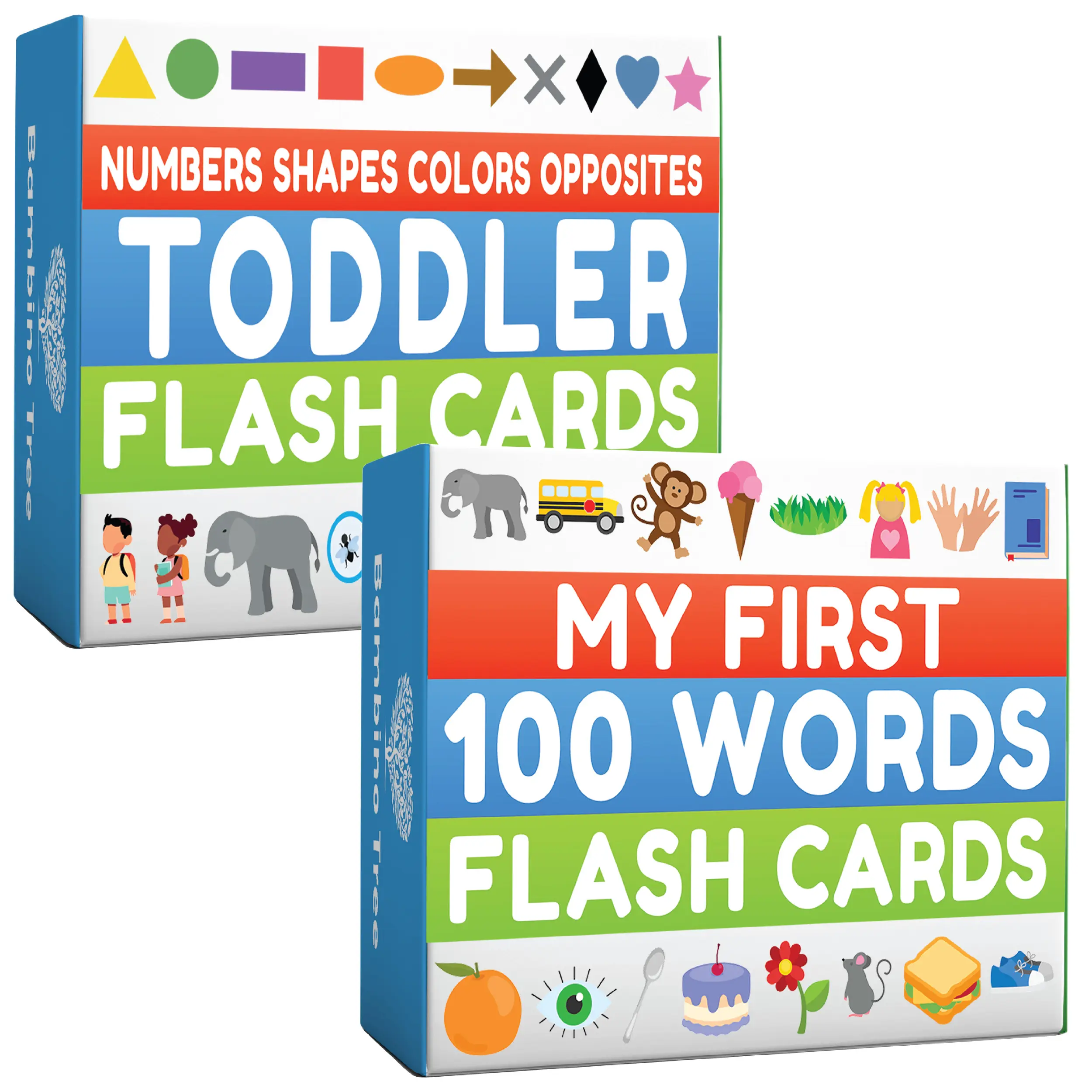 First Words + Colors, Numbers, Shapes Bundle