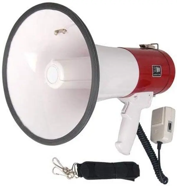 Loud Megaphone with Siren Bullhorn Speaker for Outdoor Sports and Events