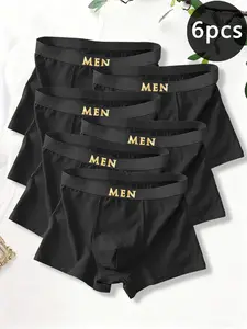 Men's Sporty Breathable Underwear Set, Absorbent Sweat-Wicking Briefs, Loose-Fitting All-Season Comfort, 1/2/3/4/5/6/7/8 Pack