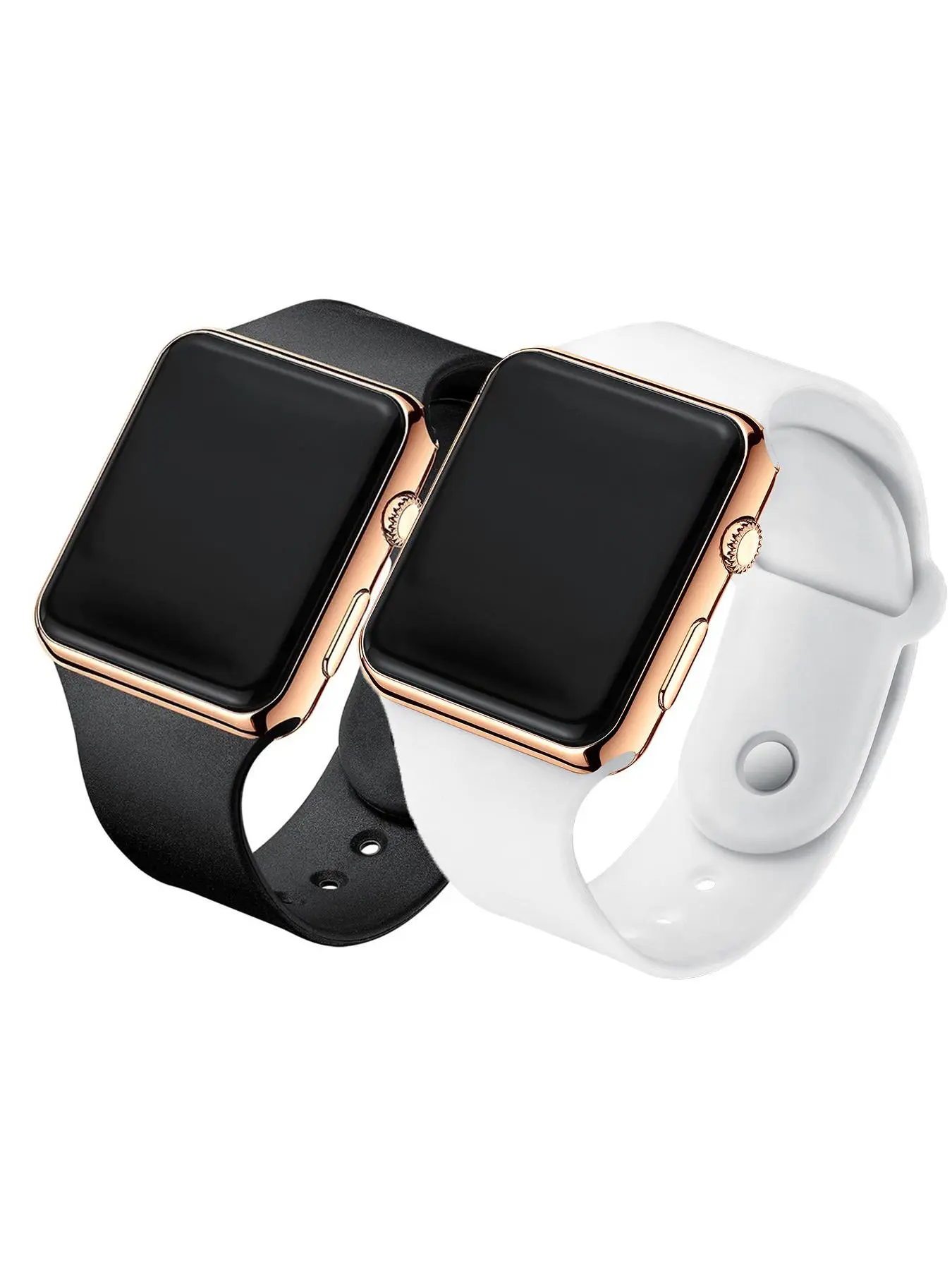 Couple's Digital Watch with Fashionable Silicone Bracelet, Unisex Birthday Gift, Stylish Multifunctional Timer for Everyday Use, Quartz Watch, High Quality Watch, Modern Fashionable Wristwatch, Casual Trendy Wristwatch
