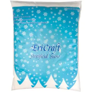 Artificial Snow 8 Liters 9.2 oz Plastic Snow for Decoration and Handcraft