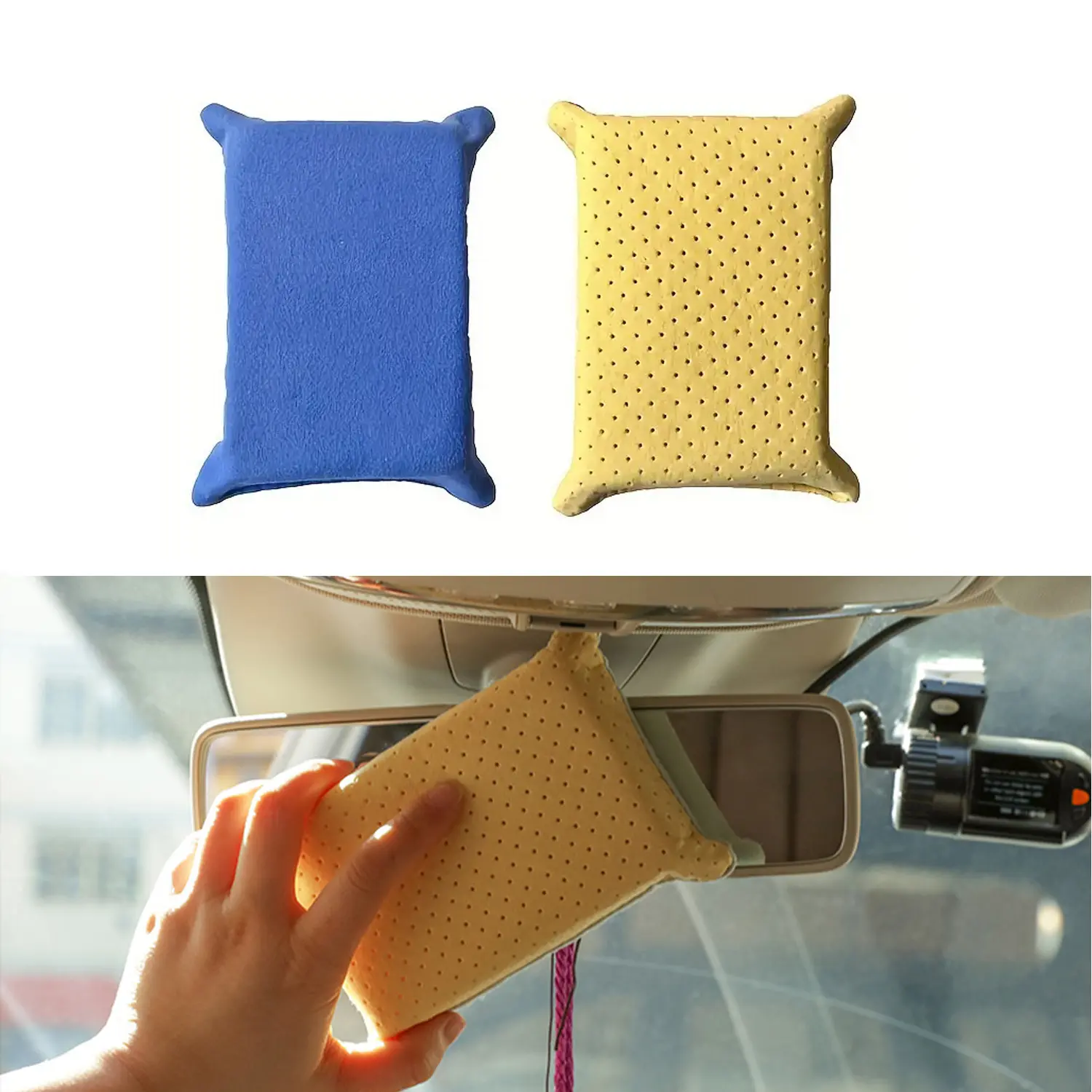 Multifunctional Car Cleaning Sponge Block, Super Absorbent Microfiber, Strong Absorbent for Windshield Mirrors Windows, Automotive Cleaning Supplies, Car Cleaning Tool, Car Windshield Cleaner, Car Wash Sponges