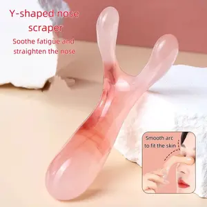 Sinus Relief & Facial Massage Tool - 5-Tooth Resin Gua Sha Comb for Nose, Eyes & Cheeks, Meridian Scraping for Lymphatic Drainage for women's day gift