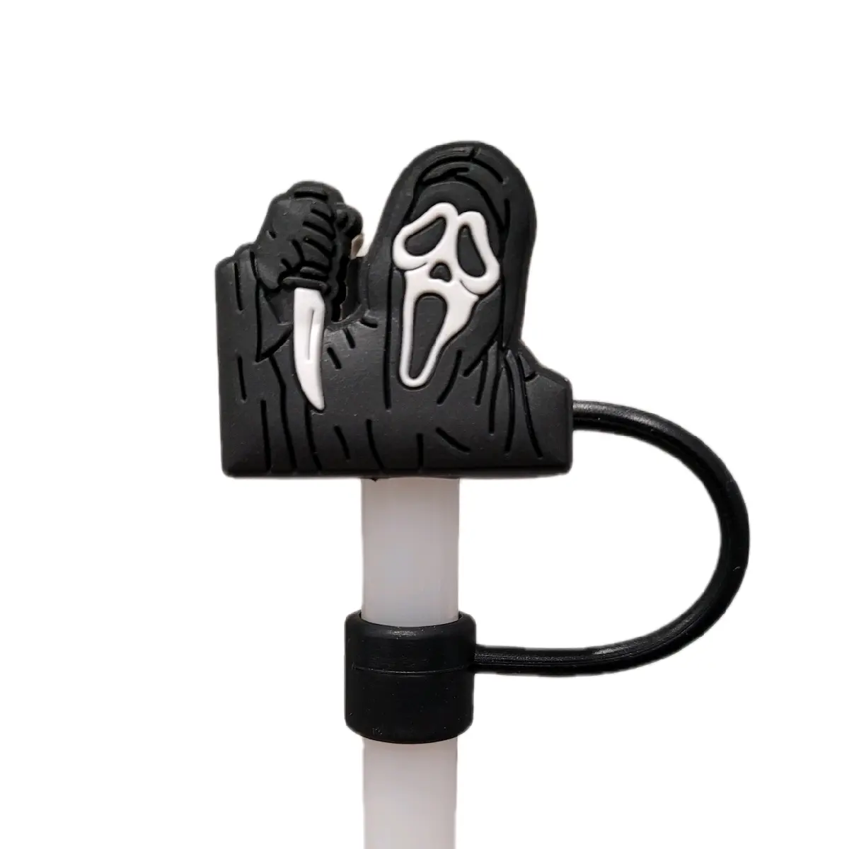 Ghost Face Horror Straw Topper