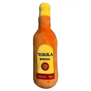 Glow Pups Tequila Squeaky Plush Dog Toy