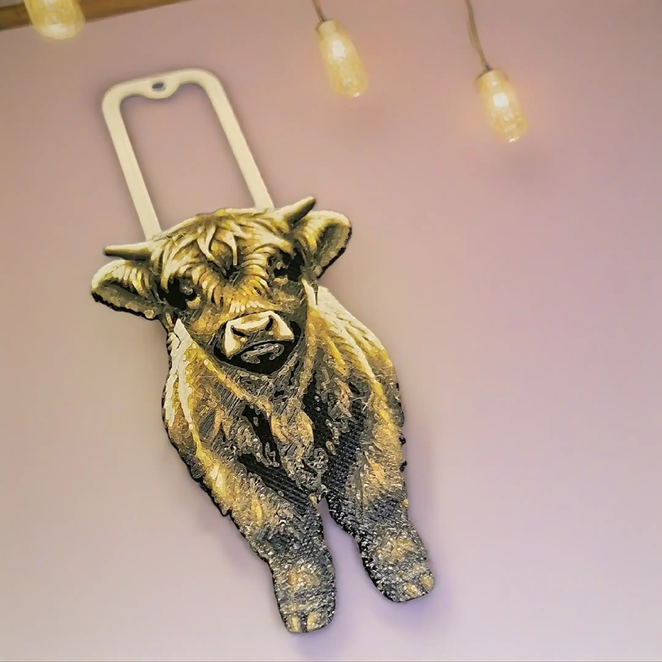 Bookmark - Highland Cow