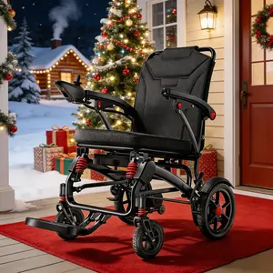 39lb foldable electric wheelchair, 250w dual motor system,five-speed adjustment, release the hand to stop, convenient for the elderly daily activities, left/right hand switch，Christmas gifts,Black Friday limited-time specials