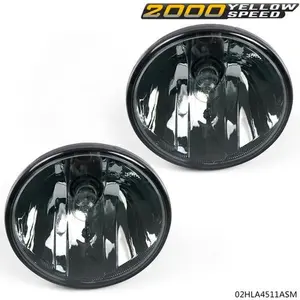 Smoked Fog Lights With Bulbs Fit For 07-14 Chevy Tahoe Avalanche Suburban GMC