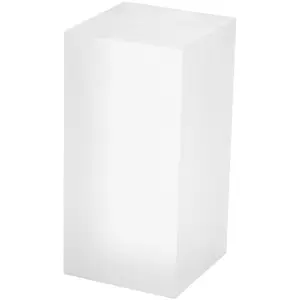 Plymor Frosted Acrylic Rectangular Display Block, 3" H x 3" W x 6" D