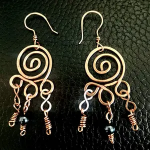 prosperity Ear adornments with Twisted Design and Decorative Elements