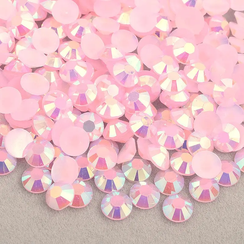 BubbleGum Pink AB Jelly Rhinestones