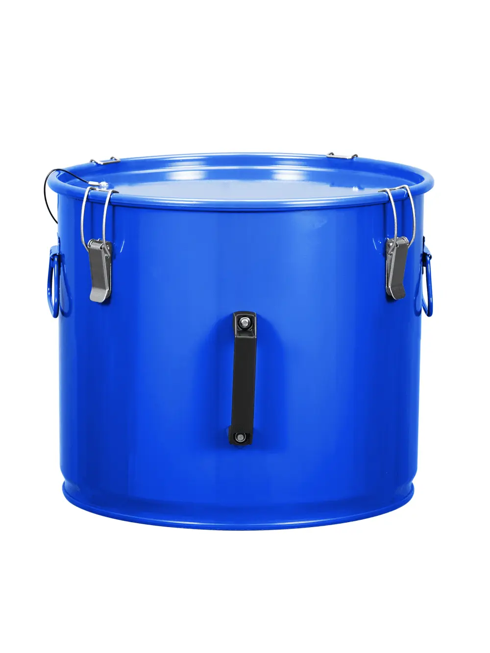 Gaomon 10gal Carbon Steel Fryer Oil Container with Lid - Rust-Resistant, Leak-Proof Oil Disposal Bin with Secure Filter Bag for Home & Commercial Use, 10 Gallons