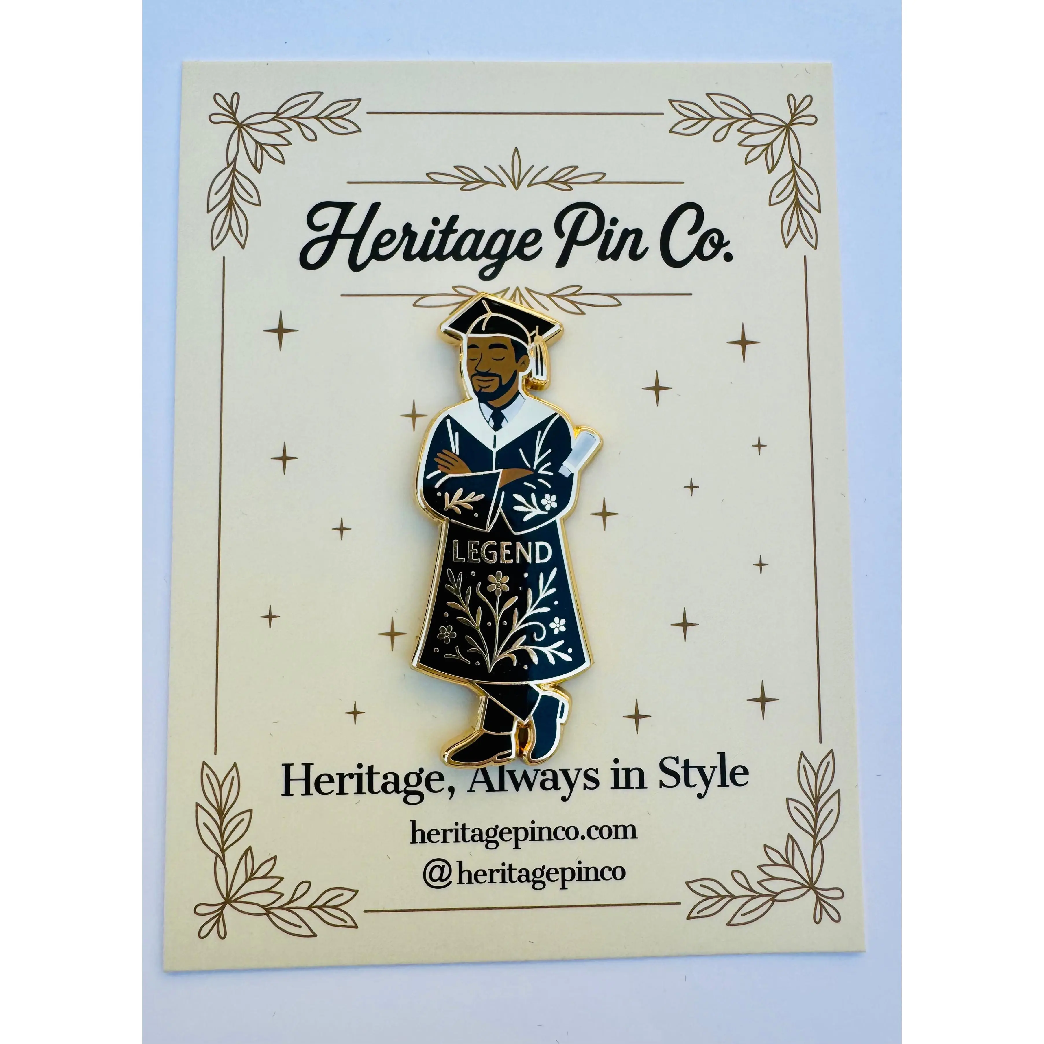 Legend | Graduation Boy Pin