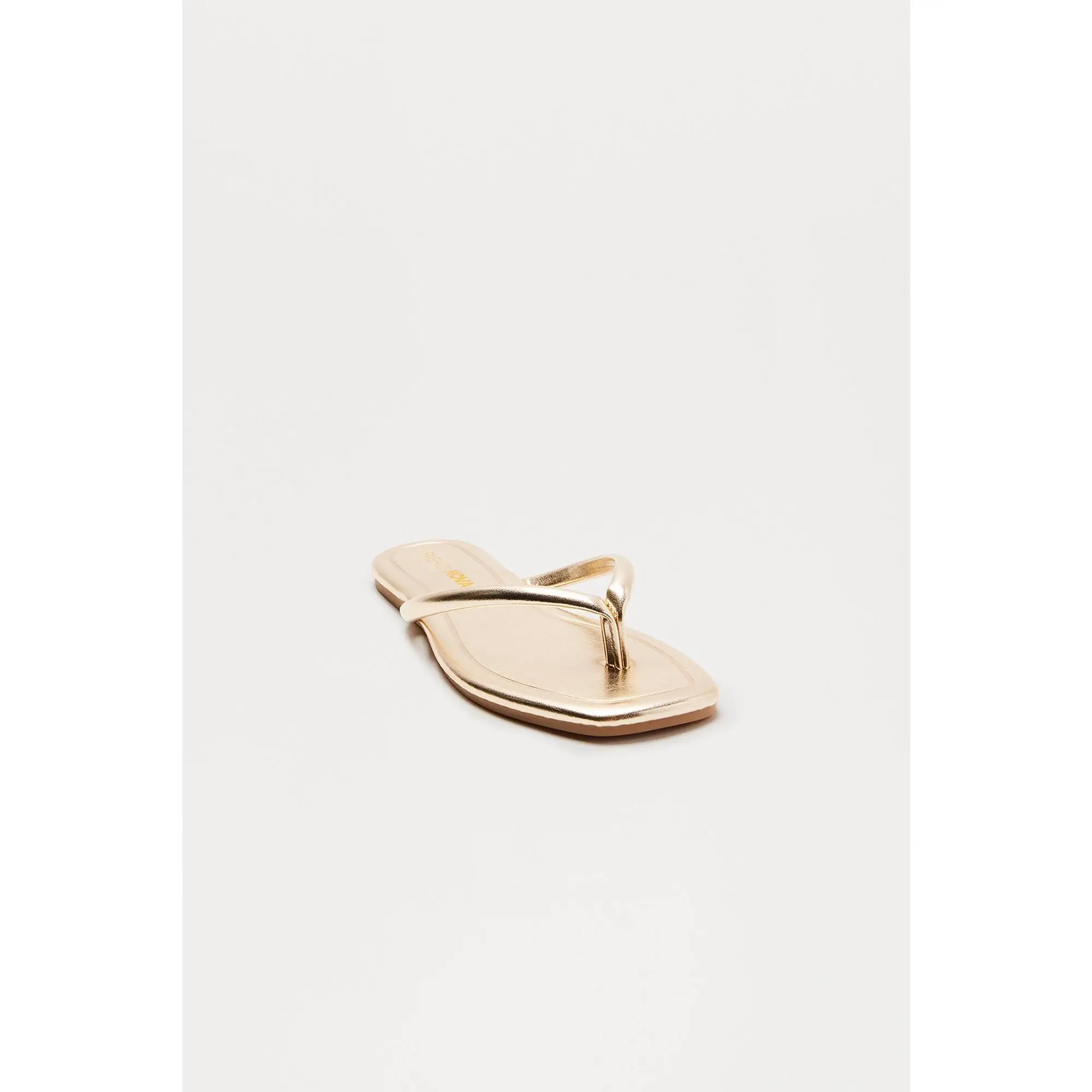Brent Metallic Flip Flops - Gold