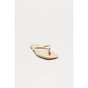 Brent Metallic Flip Flops - Gold Brent Metallic Flip Flops - Gold