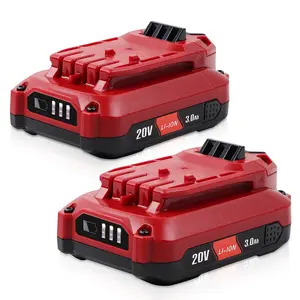 high quality  2PACK For Craftsman V20 20 Volt MAX 3Ah Lithium Battery CMCB204 CMCB202 CMCB201