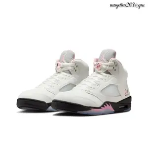 Retro White Medium Soft Pink Fashionable Classic sports shoes Outdoor Running shoes Comfortable Basketball shoes