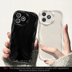 For Realme C53/C51/C51S/Note 50/Narzo N53 phone case, fashionable phone accessories, cream glossy solid color phone case, durable and lightweight design, TPU simple appearance. Protective and anti drop phone case, available in multiple colors